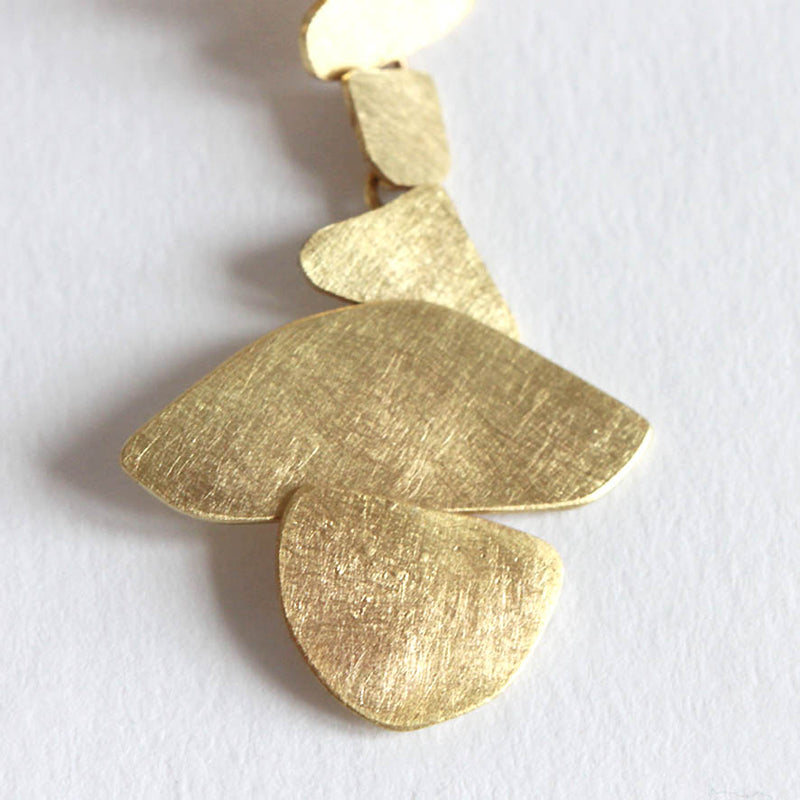 CANARIA 18 CT GOLD PENDANT EARRINGS