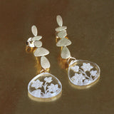 BOUCLES D'OREILLES CANA CRYSTAL ENTAILLE