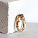 ARTICLE INDISPONIBLE / BAGUE HOMME TOURMALINE WHISKEY