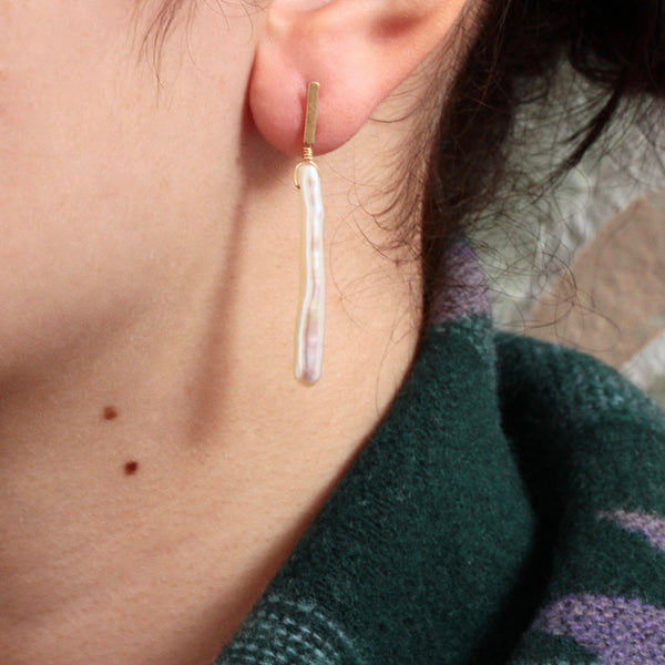 BOUCLES D'OREILLES  RAIN PERLES