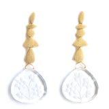 BOUCLES D'OREILLES CANA CRYSTAL ENTAILLE