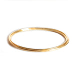 BRACELET ROND GINGER 3 JONCS OR 18 CT