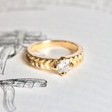 Bague Joséphine en or 18 carats et diamant