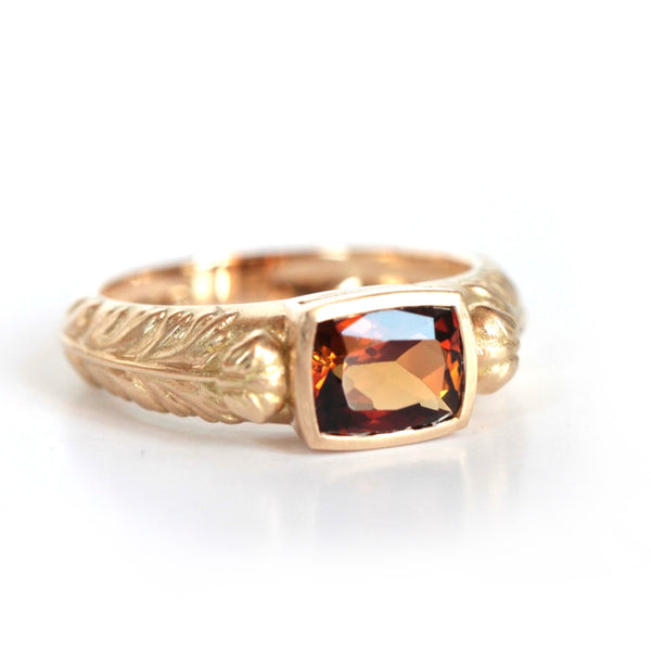 ARTICLE INDISPONIBLE / BAGUE HOMME TOURMALINE WHISKEY
