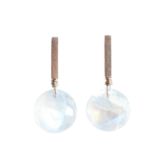 BOUCLES D'OREILLES PIERRES DE LUNE