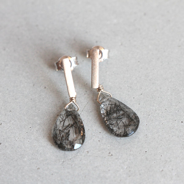 BOUCLES D'OREILLES QUARTZ