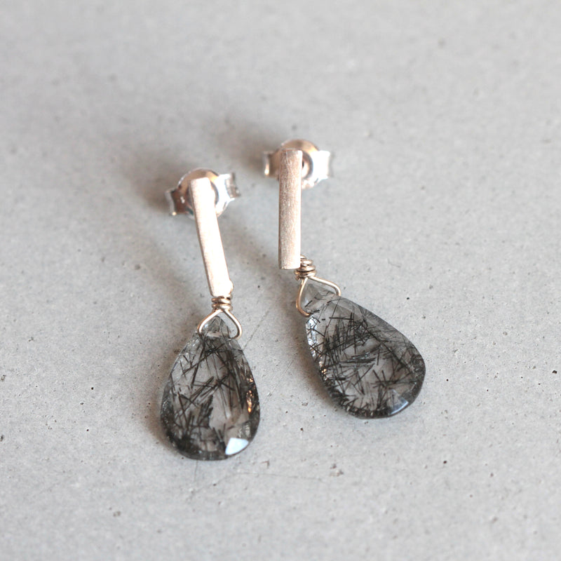 BOUCLES D'OREILLES QUARTZ