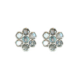 CLOU D'OREILLE ANOUK LABRADORITE ET ARGENT