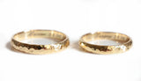 MEN'S 4 MM WEDDING HALF BAND 18 CT GOLD