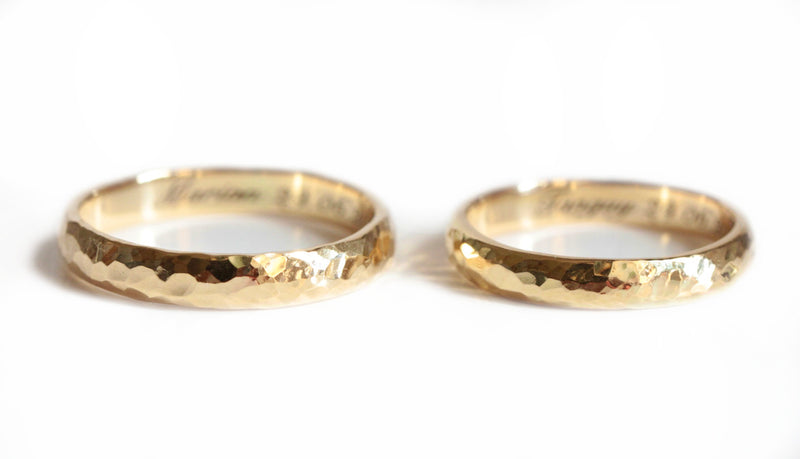 MEN'S 4 MM WEDDING HALF BAND 18 CT GOLD
