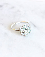BAGUE ANOUK TOPAZES BLEUES ET ARGENT