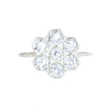BAGUE ANOUK TOPAZES BLANCHES ET ARGENT
