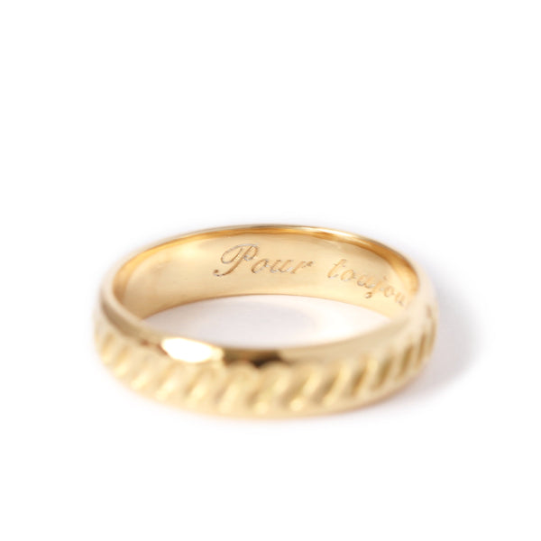 GRAVURE SUR BAGUE