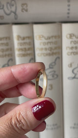BAGUE SOLIDOR OR CHAMPAGNE