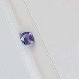 Tanzanite taille coussin carré, magnifique pierre bleu violette de Tanzanie