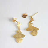 CANARIA 18 CT GOLD PENDANT EARRINGS